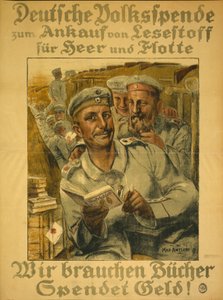 Vi har brug for bøger, doner penge!, 1917